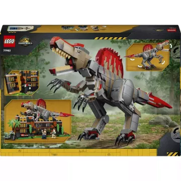 LEGO® Jurassic World Menekülés a spinosaurus elől 77982-CSOMAGOLÁSSÉRÜLT - . kép