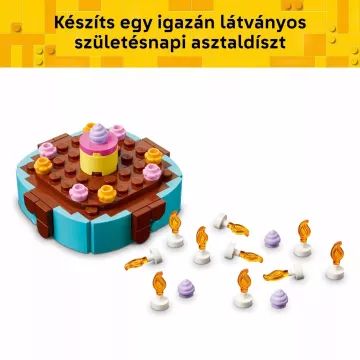 LEGO® Iconic Születésnapi torta 40815 - CSOMAGOLÁSSÉRÜLT - . kép