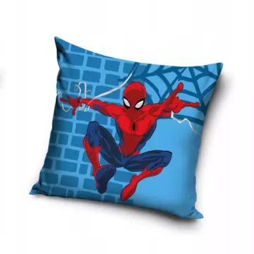 Spider-Man und seine Freunde: Kissenhülle – 40 x 40 cm, blau - . bild aus