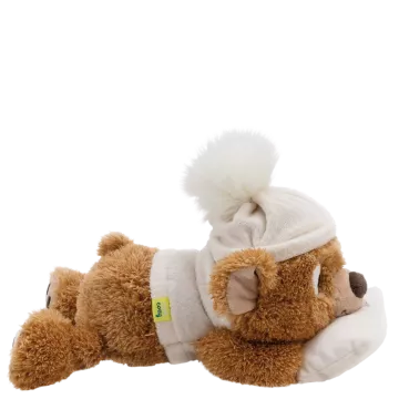 Nici: Capiccino, a plüssmackó párnával - 35 cm, fekvő - . kép