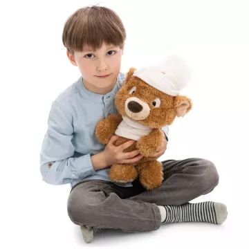 Nici: Capiccino, o ursinho de pelúcia – 35 cm, sentado - .Imagem