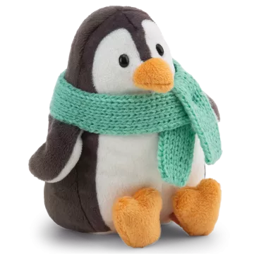 Nici: Vicces plüsspingvin sállal - 12 cm - . kép