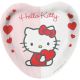 Pozdravljena Kitty: Krožnik v obliki srca 18 cm - .slika