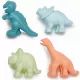 Écoiffier: Conjunto de formas de dinossauro para areia - 4 peças - .Imagem