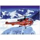 Alouette III Sécurité Civile helikopter model 1:72 - .slika