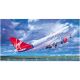 Boeing 747 Virgin Atlantic letalski model 1:125 - .slika