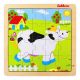 Eichhorn 20-delni leseni puzzle - krava - .slika