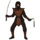 Rjavi ninja kostum - velikost 140 cm - .slika