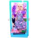 Barbie: Fashionistas obleke - Cvetlična vijolična obleka - .slika