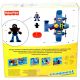 Fisher-Price: Imaginext Vladarji neba - modro dvomotorno letalo s pilotom - .slika