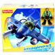 Fisher-Price: Imaginext Gospodarji neba - modri lovski letalnik s pilotom - .slika