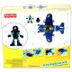 Fisher-Price: Imaginext Gospodarji neba - modri lovski letalnik s pilotom - .slika
