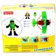 Fisher-Price: Imaginext Gospodarji neba - zeleni lovski letalec s pilotom - .slika