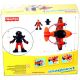 Fisher-Price: Imaginext Gospodarji neba - rdeče lovsko letalo s pilotom - .slika
