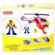 Fisher-Price: Imaginext Gospodarji neba - sivi helikopter s pilotom - .slika