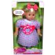 Govoreča punčka Julia v oblekici s srčki - 32 cm - .slika