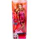 Barbie: Fashionistas modna rjavolasa punčka z rdečo torbico - .slika