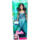 Barbie: Fashionistas modna rjava lutka s svetlo modro torbico - .slika