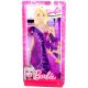 Barbie: Fashionistas modne bleščeče obleke - vijolična - .slika