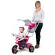 Otroški tricikel Baby Driver comfort roza-bela - .slika