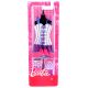 Barbie: Modna oblačila - bela-roza obleka z pentljo - .slika
