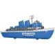 Vrachtschip klein plastic speelgoedbootje 30 cm - .afbeelding