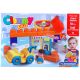 Clemmy Plus mehki gradbeni kocki - komplet bencinska črpalka s 15 deli - .slika