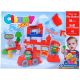 Clemmy Plus - 40-delni veliki gasilski gradbeni set - .slika