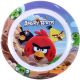Angry Birds: plastični krožnik z vzorcem - .slika
