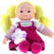 Dolly lutka - 38 cm - v bordo obleki - .slika