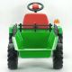 Injusa: Zöld elektromos utánfutós traktor - 6V - . kép