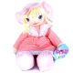 Dolly plišasta lutka - 45 cm - v rožnati obleki - .slika