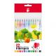 ICO Süni: Set de 12 markere colorate Fibrepen - .foto