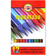 Set obojenih olovaka Koh-I-Noor Progresso bez drva - 12 kom - .slika