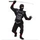 Črno-siva zmaj ninja kostum - velikost 158 cm - .slika