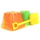 Bastion peskovnik set - oranžno-zelena - .slika