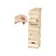 Jenga iz naravnega lesa 51 kosov. - .slika
