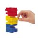 Mini Jenga iz barvnega lesa 45 kos. - .slika