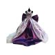 Obleka za princese - ekskluzivna velika vijolična obleka z tančico - .slika