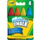 Kreda za asfalt Crayola, set s 4 kosi. - .slika