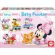 Minnie Fashion: Mišji puzzle za dojenčke s 3-4-5 kosi - .slika
