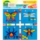 Risbe šablone s 4 deli - insekti 1 - .slika