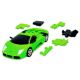 Eureka 64-delni Lamborghini Murciélago 3D puzzle - zelena - .slika