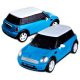 Eureka 64-delni Mini Cooper 3D puzzle - modra - .slika