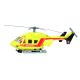 Helikopter za zračno reševanje - reševalni, rumen - .slika