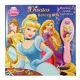 Disney princeske: Modna knjiga pravljic s princeskami z glasbeno krtačo za lase - .slika