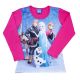 Disney princese: Ledeno kraljestvo dolgi rokav modra majica - velikost 140-146 - .slika