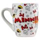 Minnie: Minnie Mouse skodelica - 300 ml, bela z vzorci - .slika