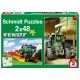 Fendt traktorji 2 x 48-delna sestavljanka - .slika