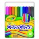 Crayola: pralne markerje ColorClicks - 10 kos. - .slika